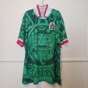 Mexico Seleccion Mexicana jersey 1997  aba sport Mems size XLarge XL Collared